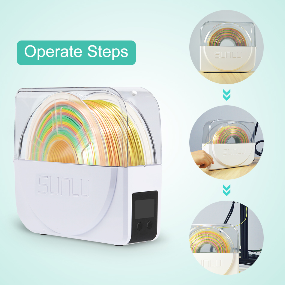 SUNLU Filament Dryer S1 Plus B - 3D Printing Output ulasan dan harga