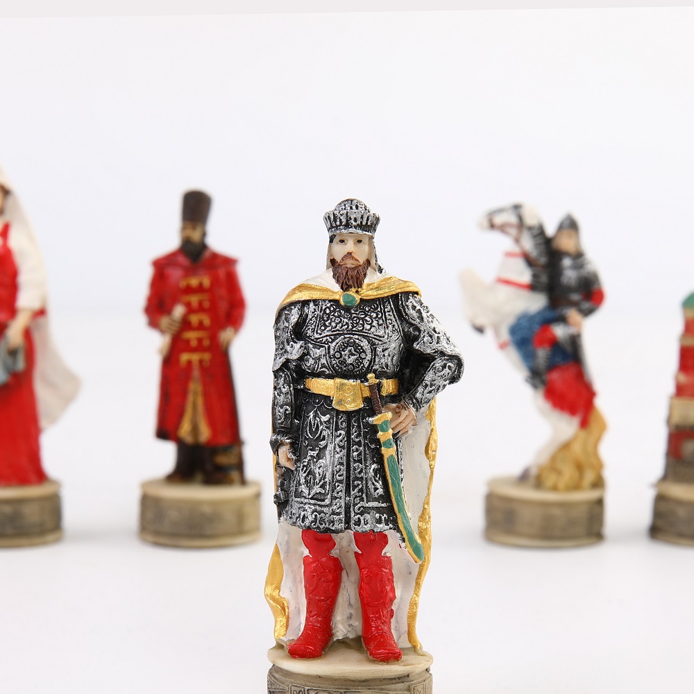 War-themed Chess Set Genghis K - 3D Printing Chess ulasan dan harga